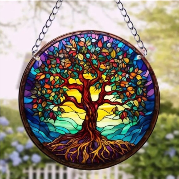 Other - Multicolored Tree Of Life Double
Sided Acrylic Sun Catcher